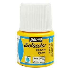Farba do tkanin Pebeo Setacolor 45ml, Żółta/13 Buttercup